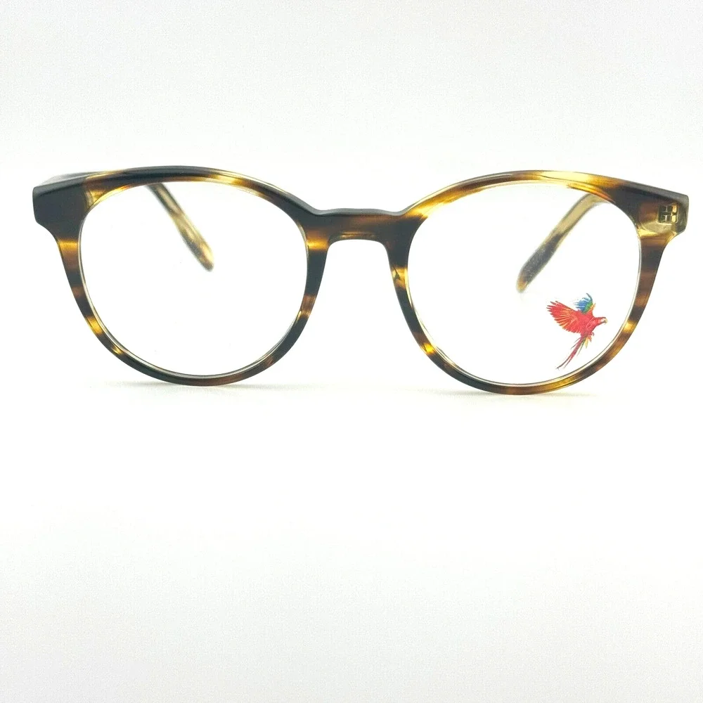Maui Jim MJO 2118-26SP Tortoise Brown Round Eyeglasses Frames 49-20‎ 145 H12357